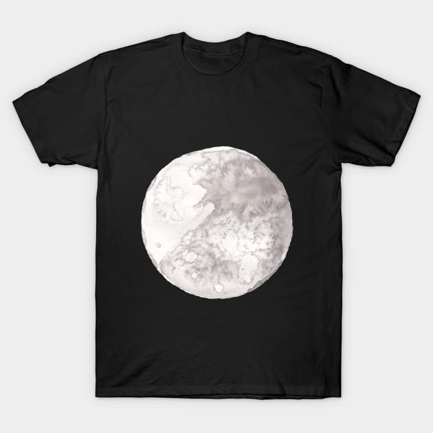 Full Moon T-Shirt by moonstarsandflowers